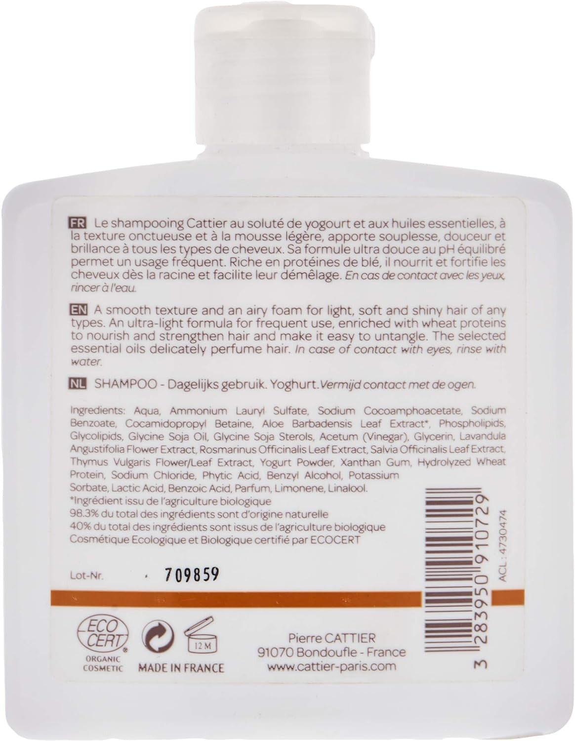 Cattier Champu Yogurt 250 Ml-2