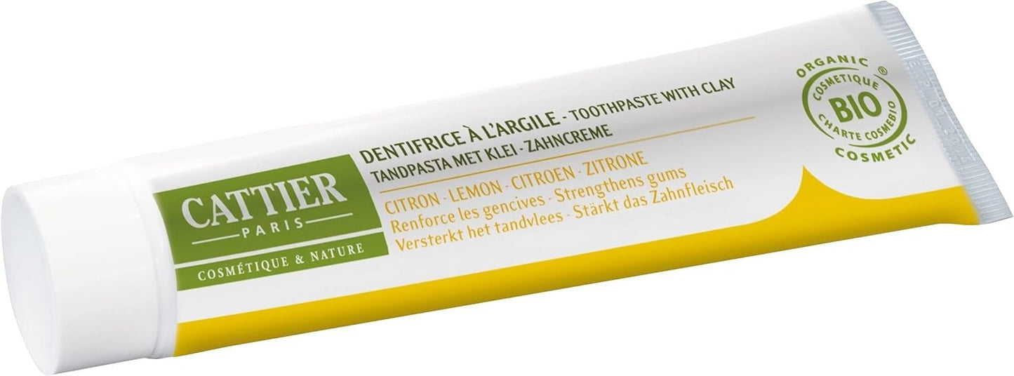 Cattier Dentífrico Dentargile Limón 75 ml