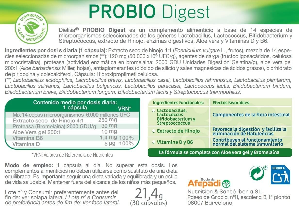 Dietisa Probiodigest 30 Caps-2
