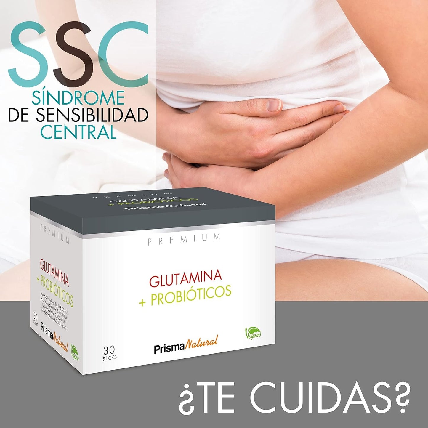 Prisma Premiun Glutamina + Probioticos 30 Stick-2