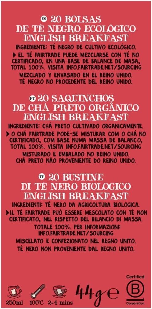 Cupper Classic English Breakfast Bio 20 Bolsas-6