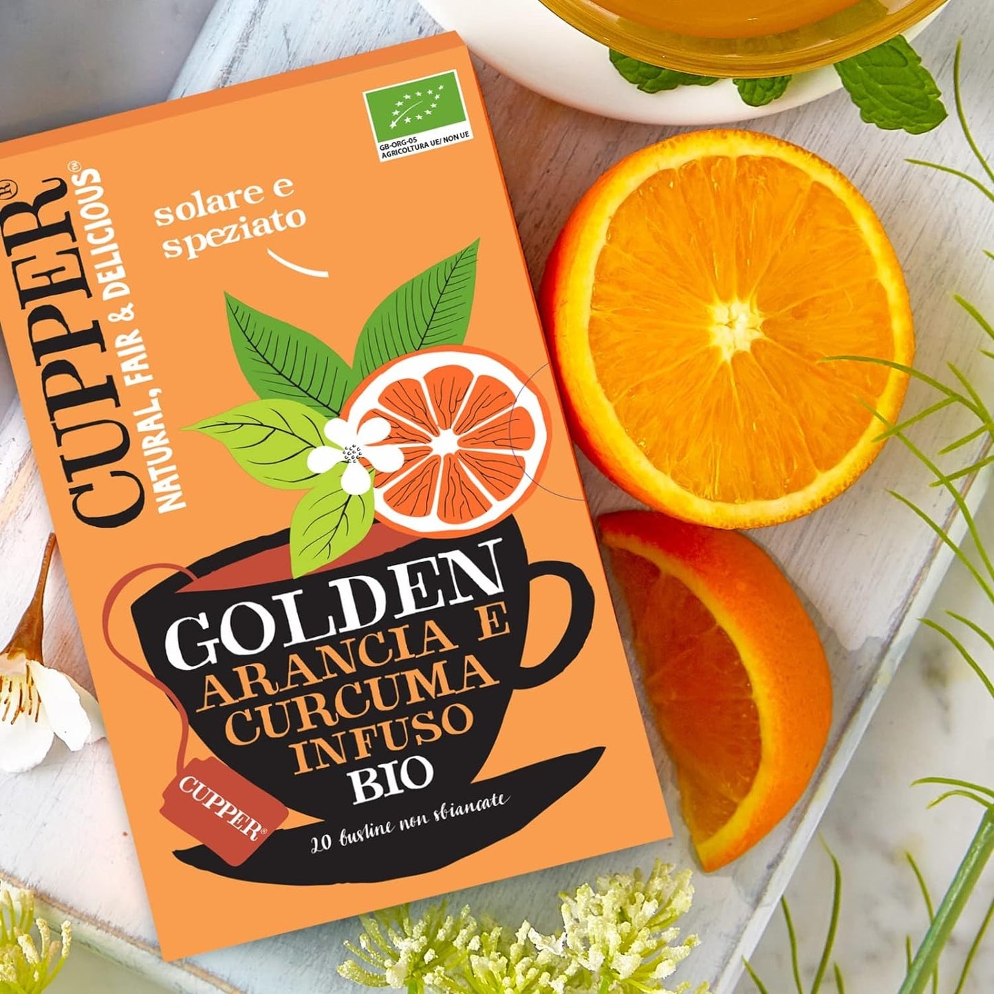 Cupper Infusion Golden Secrets Bio 20 Bolsas-2