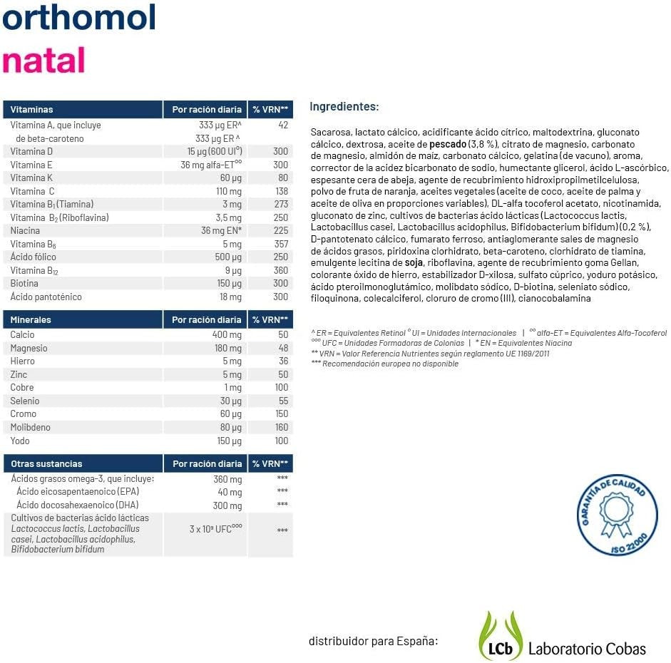 Orthomol Orthomol Natal 30 Granulado + Caps-4