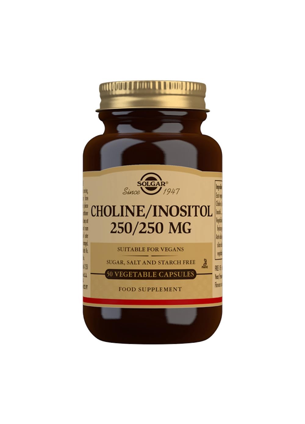 Solgar Colina/Inositol 250 Mg 50 Vcaps-1