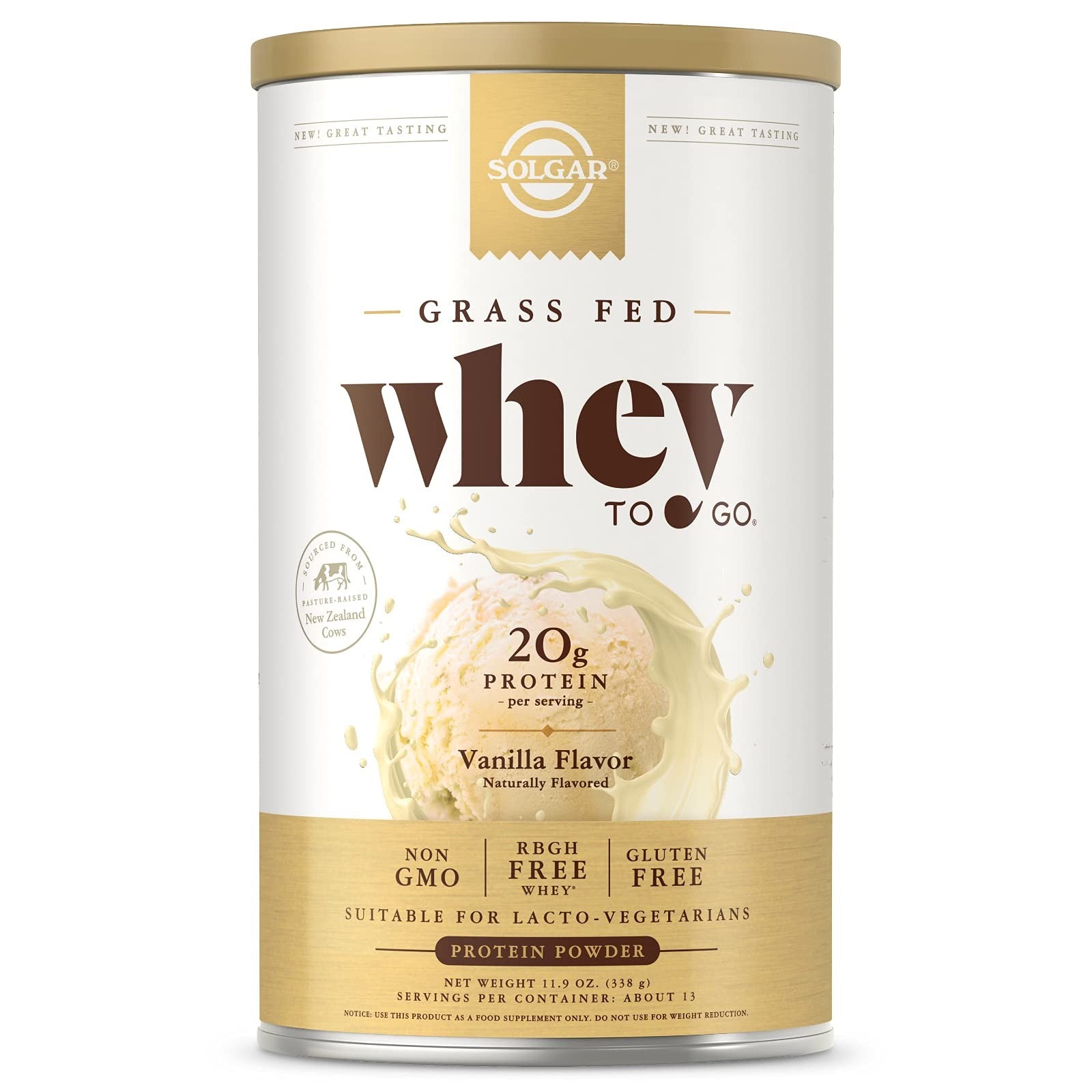 Solgar Whey To Go Proteina Polvo Vainilla 340 Gr-1