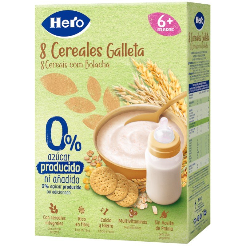 Hero Papilla 8 Cereales Galleta 340g-1