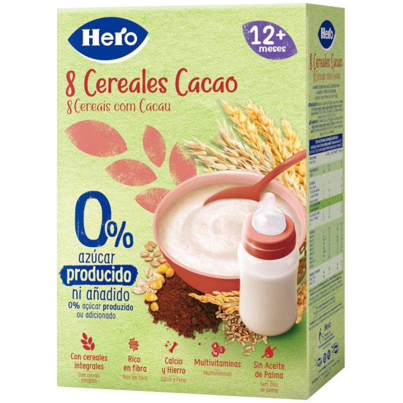Hero Papilla 8 Cereales Cacao 340g-1