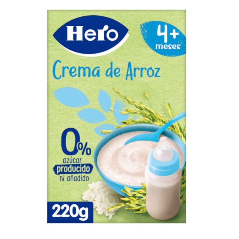 Hero Crema de Arroz Sin Gluten 220 g-1