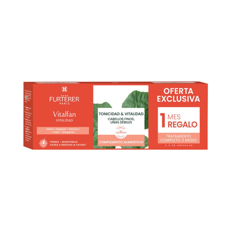 RENE FURTERER Vitalfan Vitalidad Cabello y Uñas 3x30 Cápsulas-1
