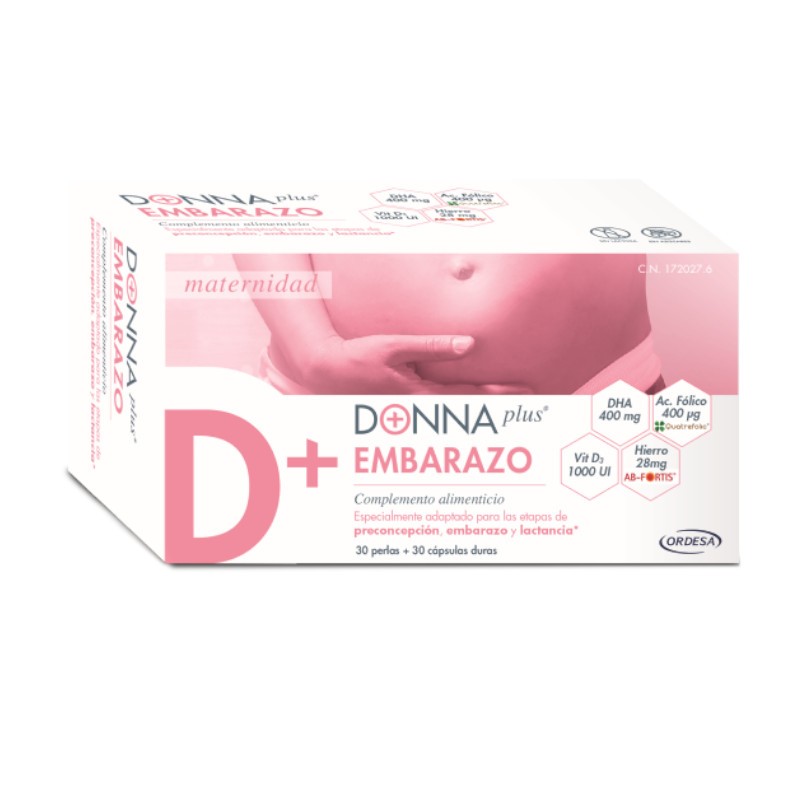 DONNA PLUS+ Embarazo 30 Perlas + 30 Cápsulas-1