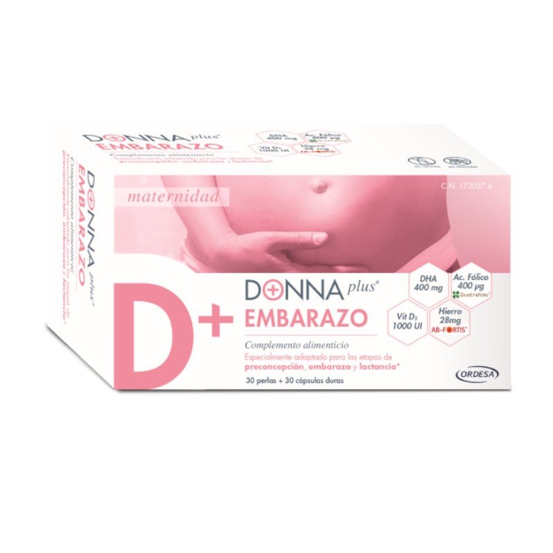 DONNA PLUS+ Embarazo 30 Perlas + 30 Cápsulas-1