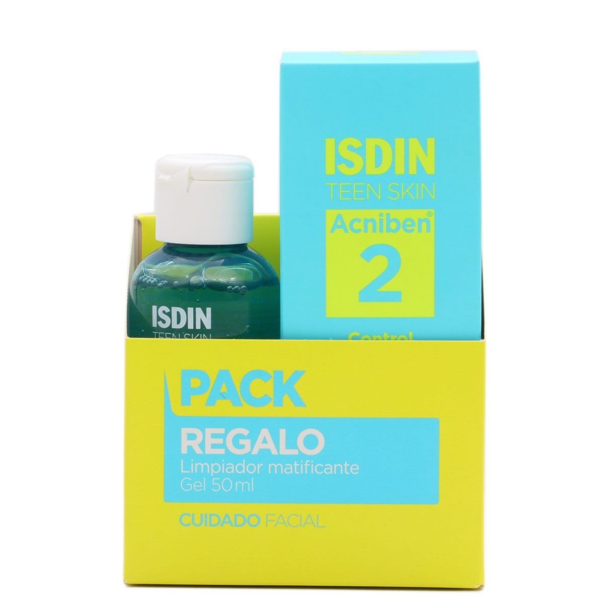 ISDIN ACNIBEN Gel Crema Control Brillos 40ml + Limpiador 50ml-2