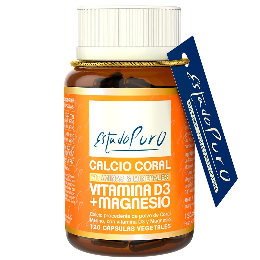 Tongil Estado Puro Calcio Coral Vitamina D3 + Mg 120 Vcap-1