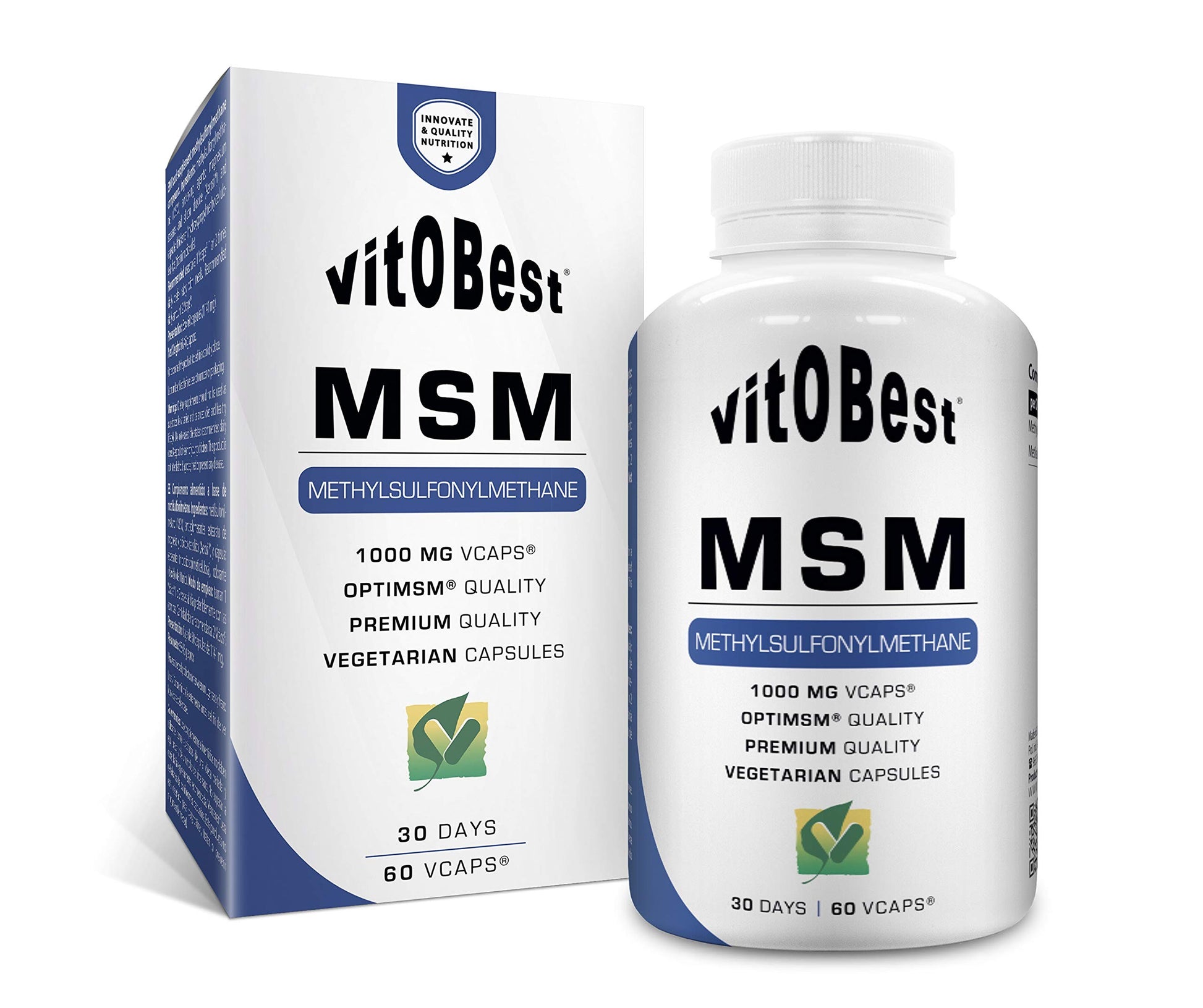 Vit.O.Best Msm  60 Caps Vegetales-1