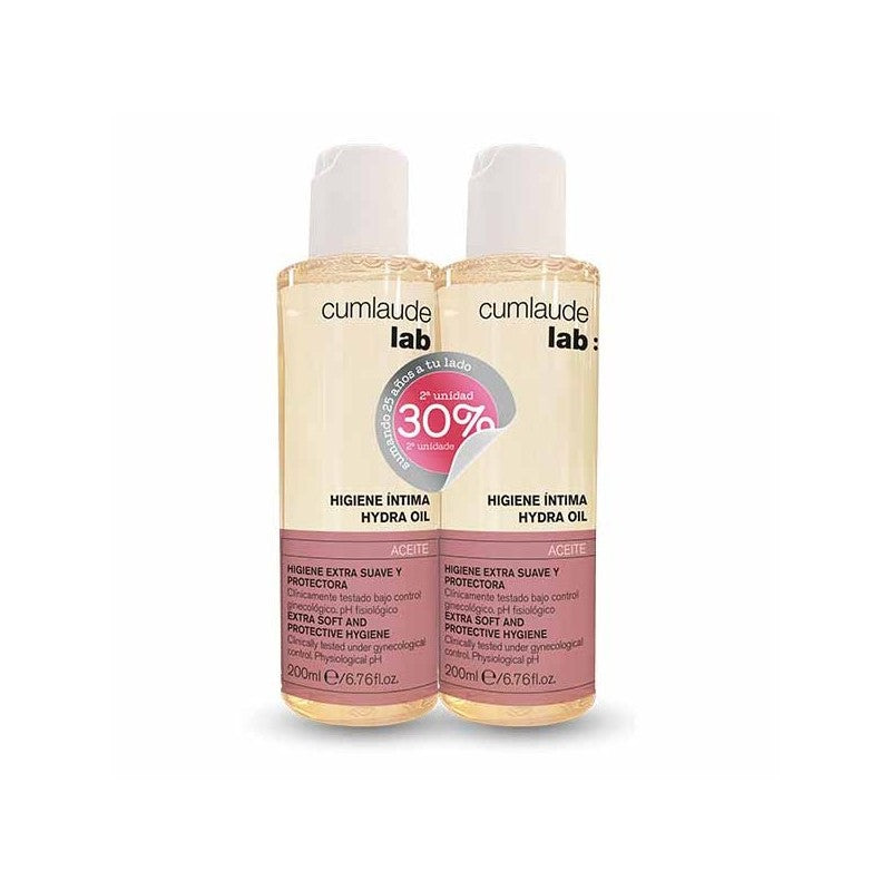 CUMLAUDE LAB Higiene Íntima Hydra Oil 2ª ud 30% 2x200ml-1