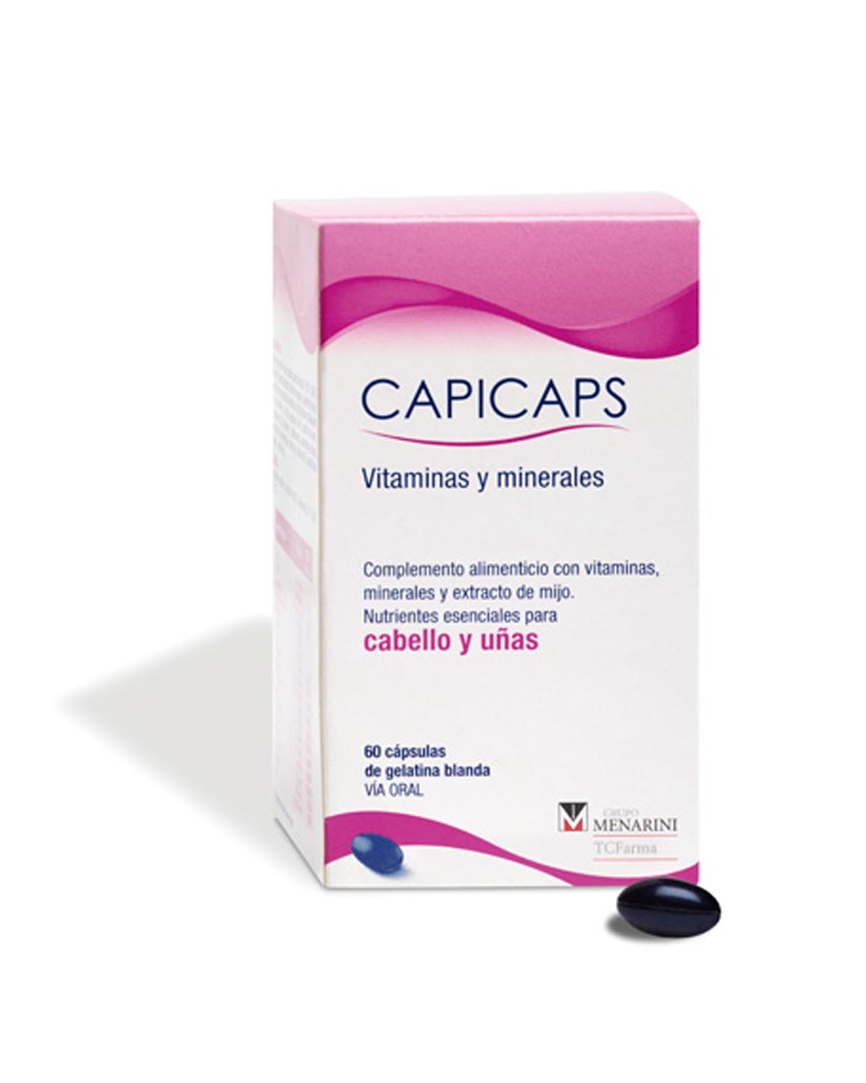 CAPICAPS Cabello y Uñas 60 Cápsulas-2