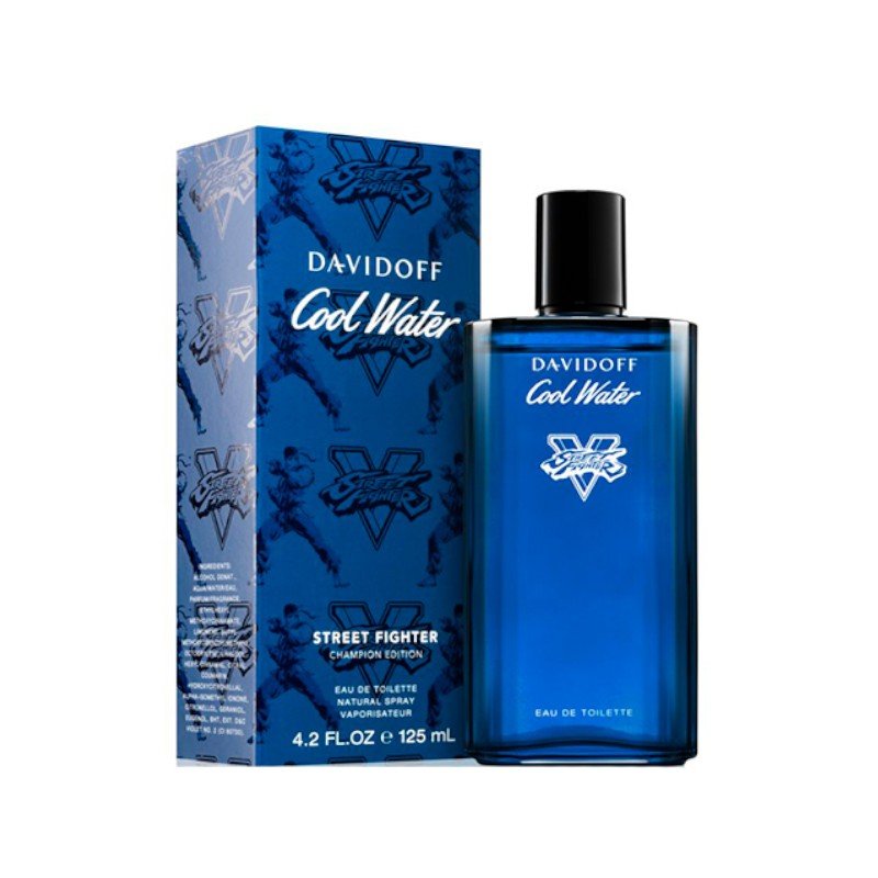 Davidoff Cool Water Champion Edition Streetfighter Eau De Toilette Vaporizador 125 ml-1