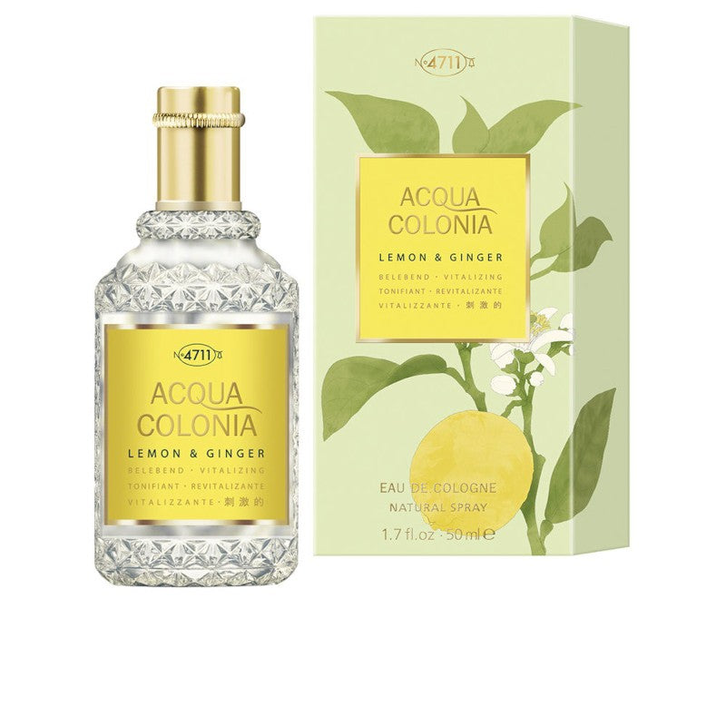 4711 Acqua Colonia Lemon & Ginger Eau De Cologne Splash & Spray 50 ml-1