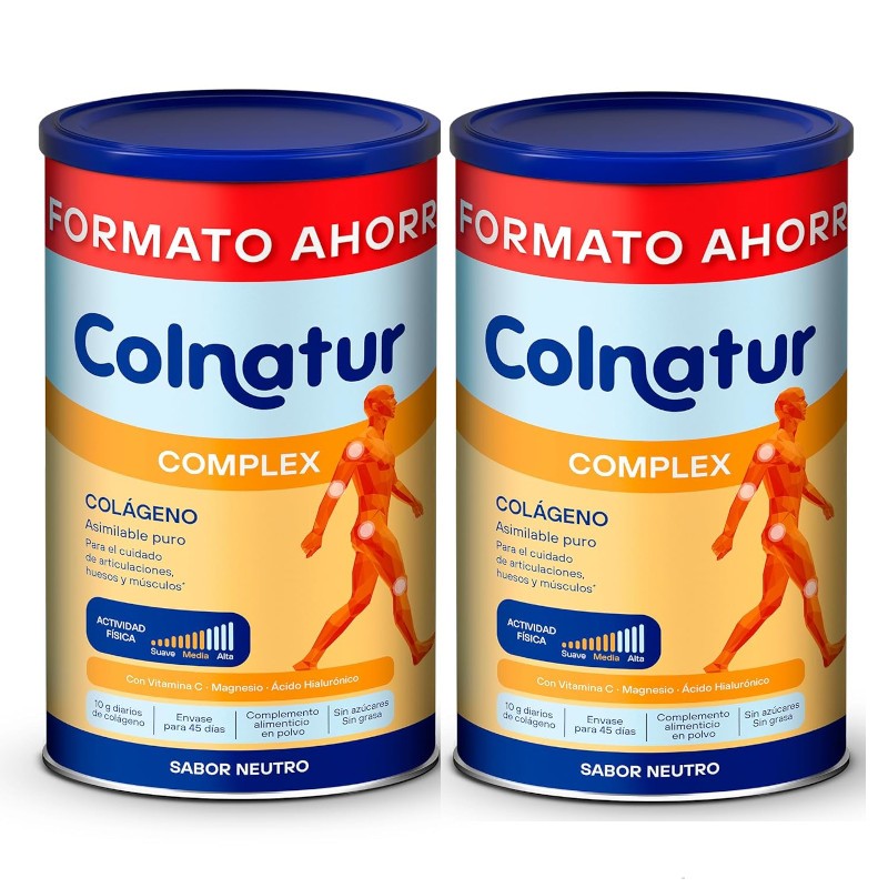 COLNATUR Complex Neutro Colágeno Soluble DUPLO 2x495g FORMATO AHORRO-1