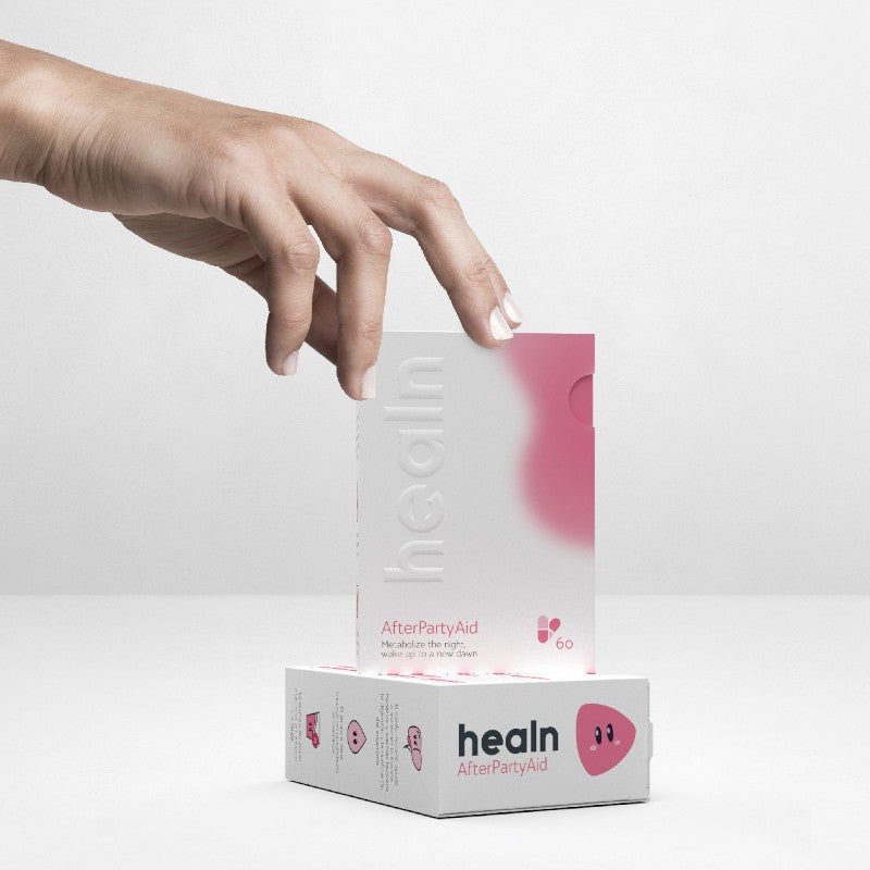 HEALN AfterPartyAid Multivitamínico Anti Resaca 60 Cápsulas-9