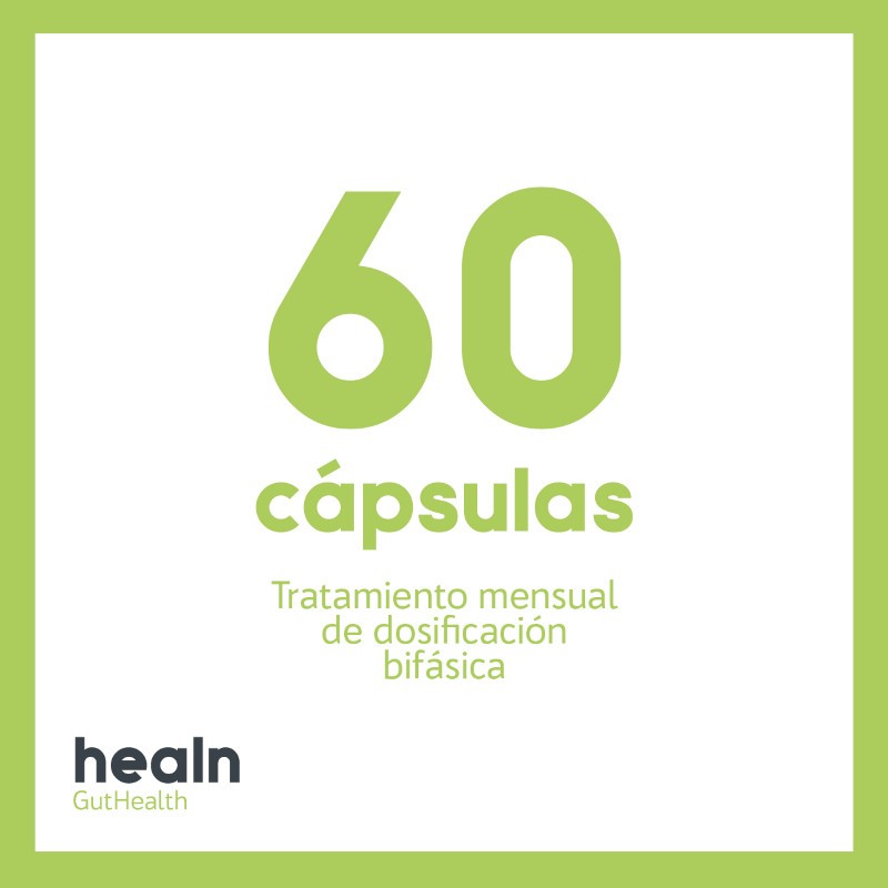 HEALN GutHealth Probióticos y Equilibrio Digestivo 60 Cápsulas