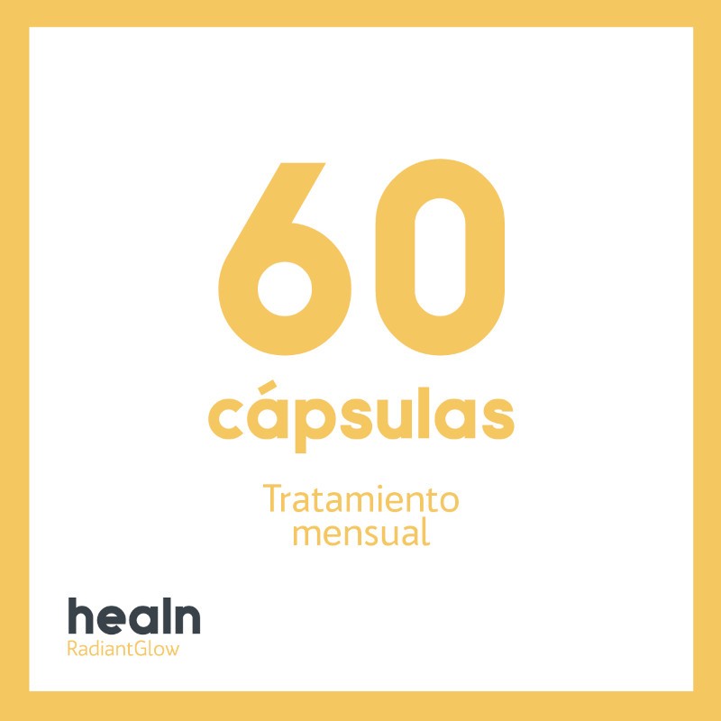 HEALN RadiantGlow Vitaminas Cabello, Piel y Uñas 60 Cápsulas-5