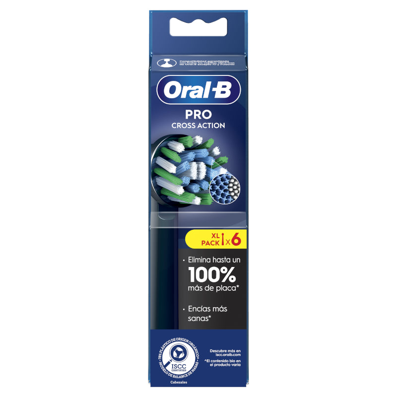 ORAL-B Recambio iO Cepillo Cross Action Negro 6 uds-1