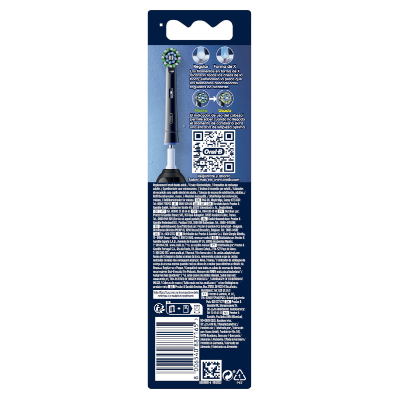 ORAL-B Recambio iO Cepillo Cross Action Negro 6 uds-2
