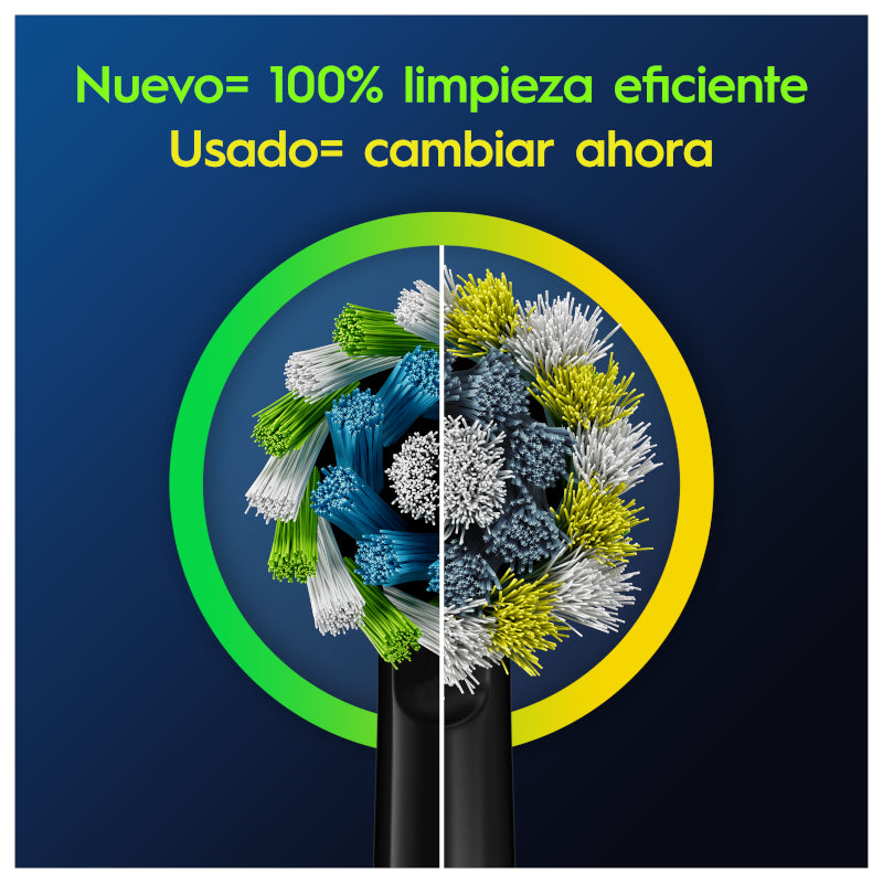 ORAL-B Recambio iO Cepillo Cross Action Negro 6 uds-6