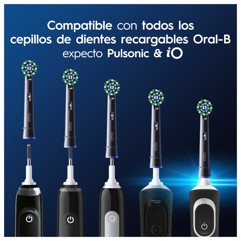 ORAL-B Recambio iO Cepillo Cross Action Negro 6 uds-7