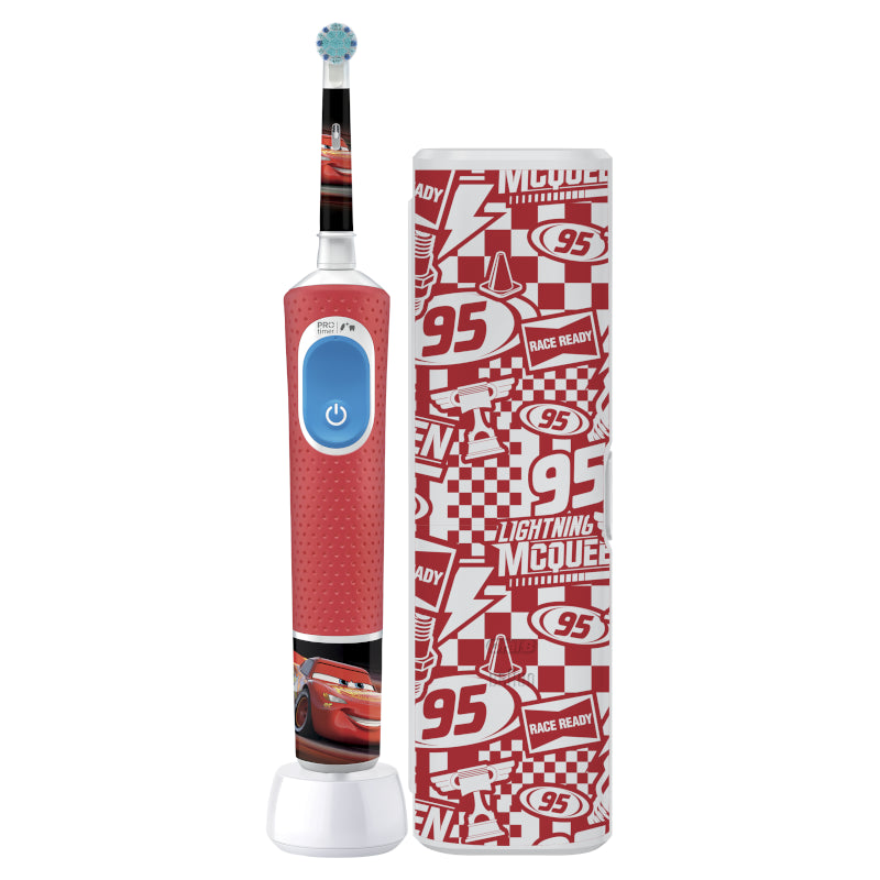 ORAL-B Cepillo Recargable Vitality Pro Kids Box Cars + Estuche-2