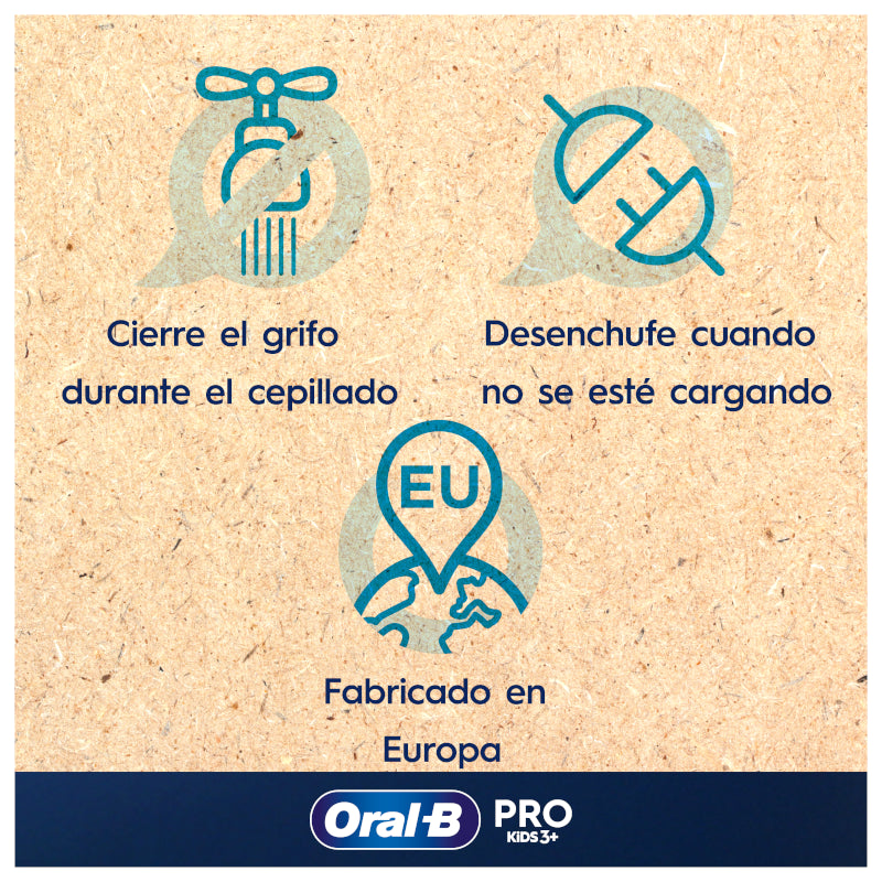 ORAL-B Cepillo Recargable Vitality Pro Kids Box Cars + Estuche-6