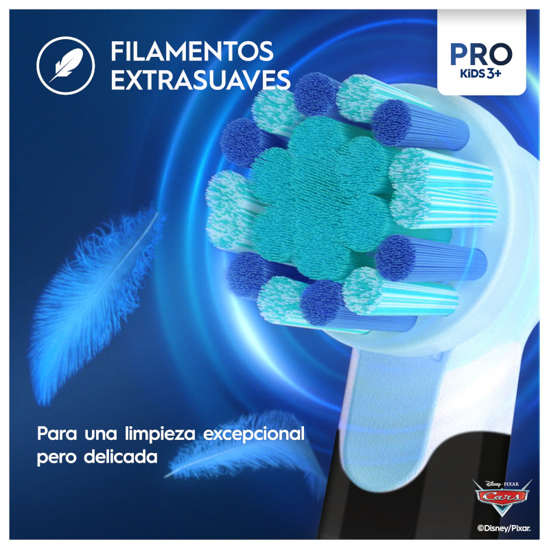 ORAL-B Cepillo Recargable Vitality Pro Kids Box Cars + Estuche-8