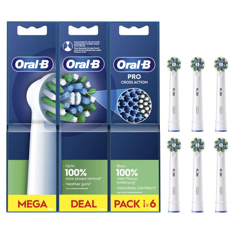 ORAL-B Recambio Cepillo CrossAction CleanMaximiser 2+2+2-1