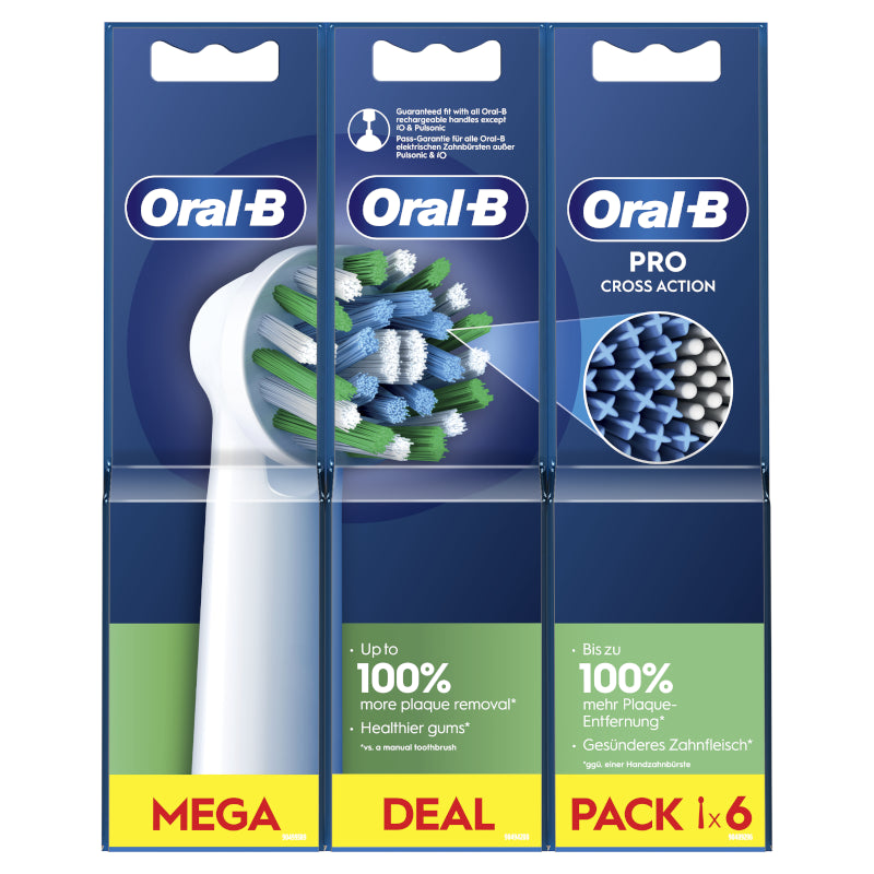 ORAL-B Recambio Cepillo CrossAction CleanMaximiser 2+2+2-2