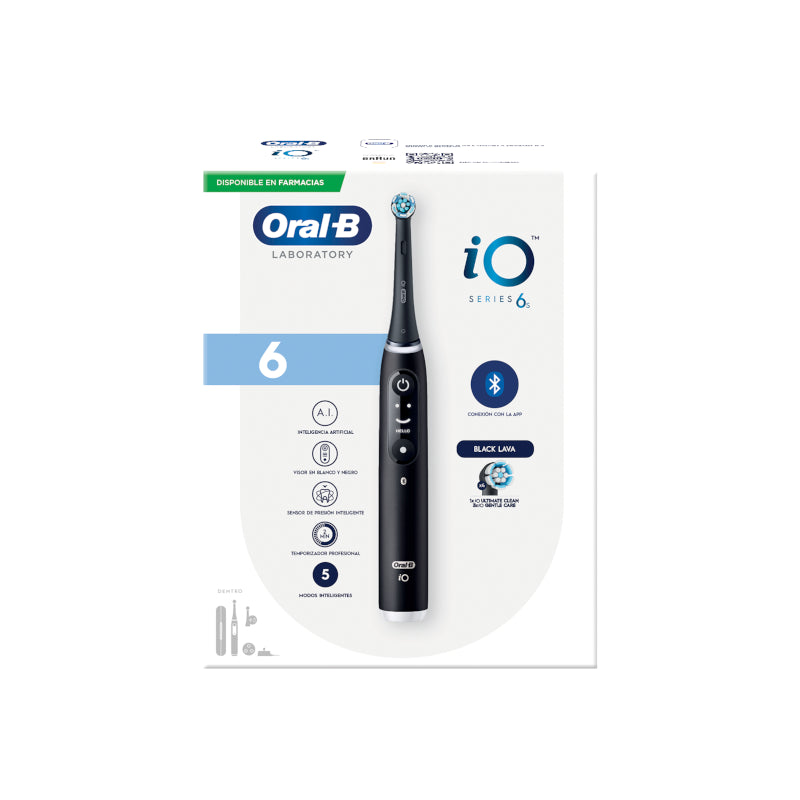 ORAL-B Cepillo Eléctrico Limpieza Profesional Negro IO 6-2