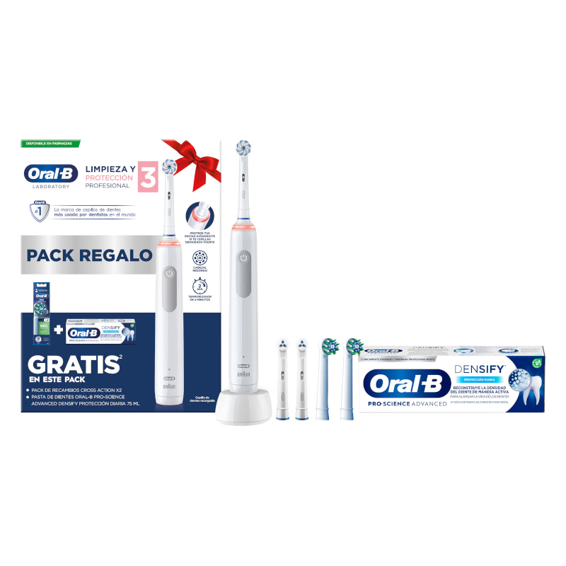 ORAL-B Cepillo Eléctrico Pack Densify Limpieza Profesional 3-1