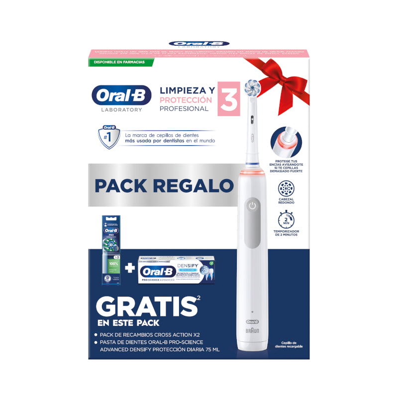 ORAL-B Cepillo Eléctrico Pack Densify Limpieza Profesional 3-2