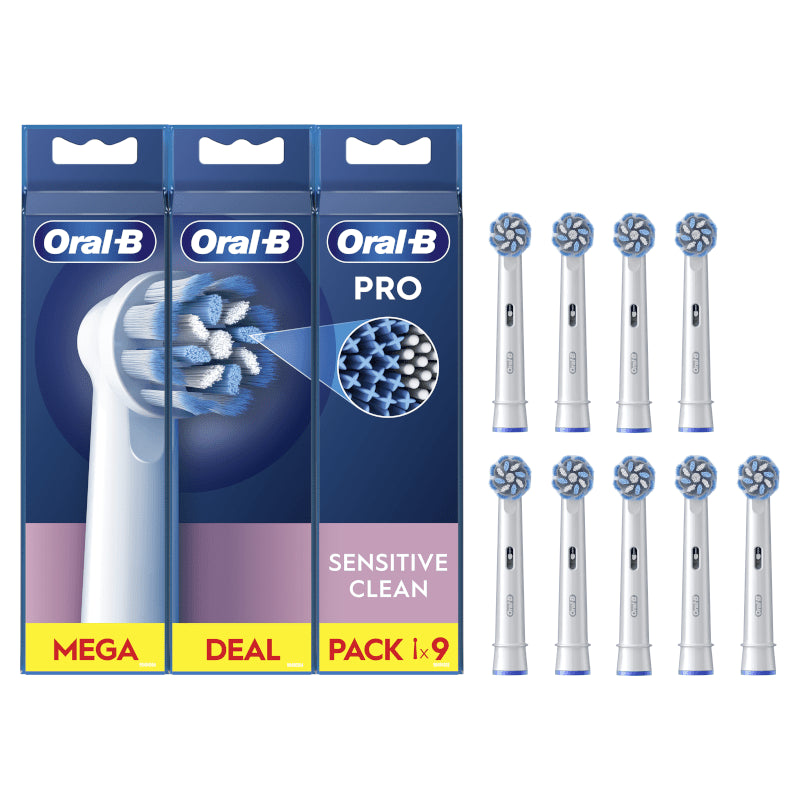 ORAL-B Recambio Sensitive Clean, Pack 9 uds-9