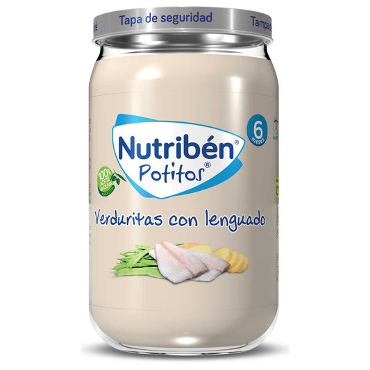 NUTRIBÉN Potito Verduritas con Lenguado 235g-1