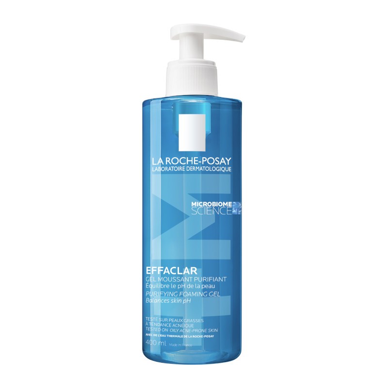 EFFACLAR Gel Nettoyant Purifiant +M Peaux Grasses 400 ml - La Roche Posay