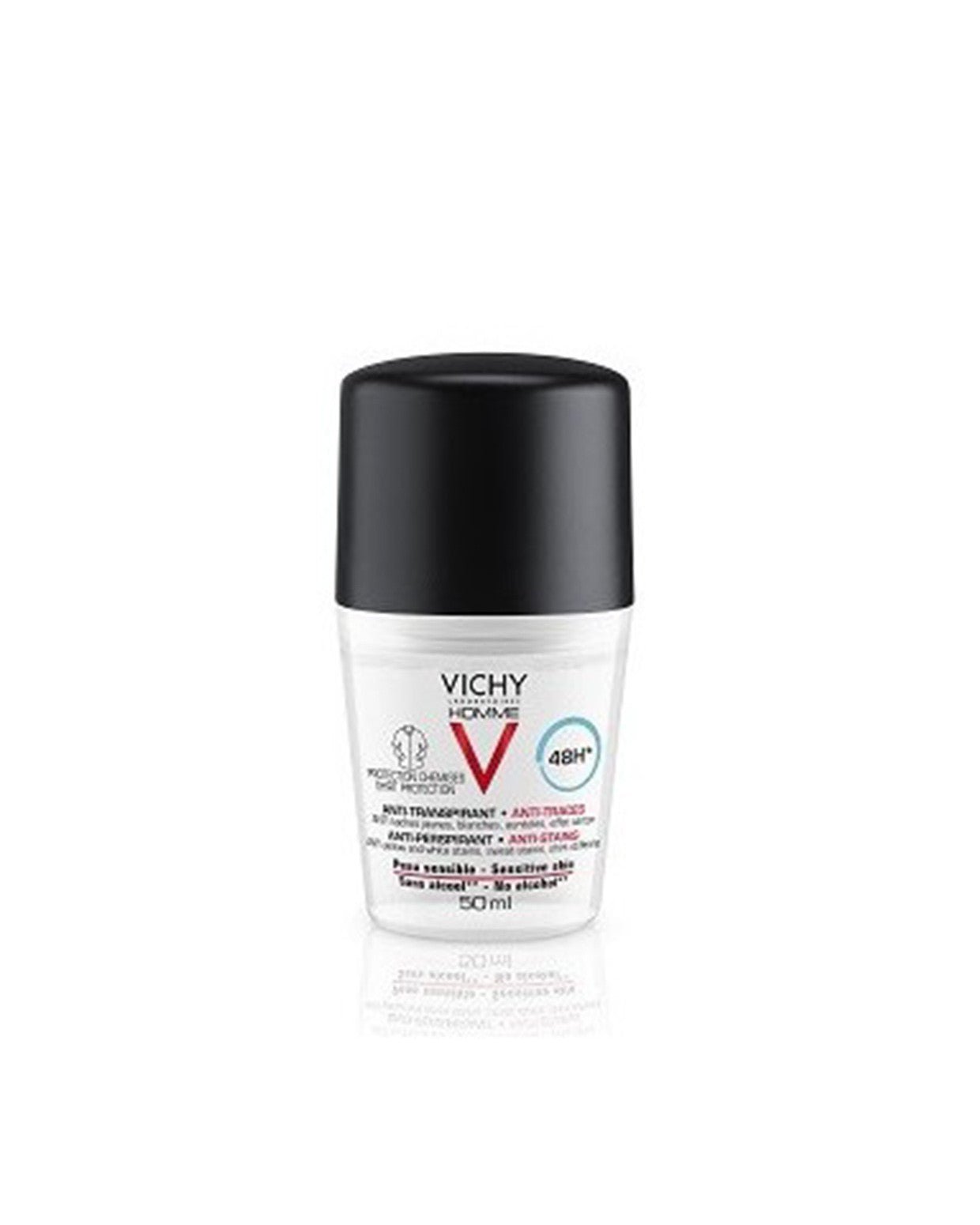 VICHY HOMME Desodorante Anti-Transpirante Antimanchas Roll-On 50ML-2