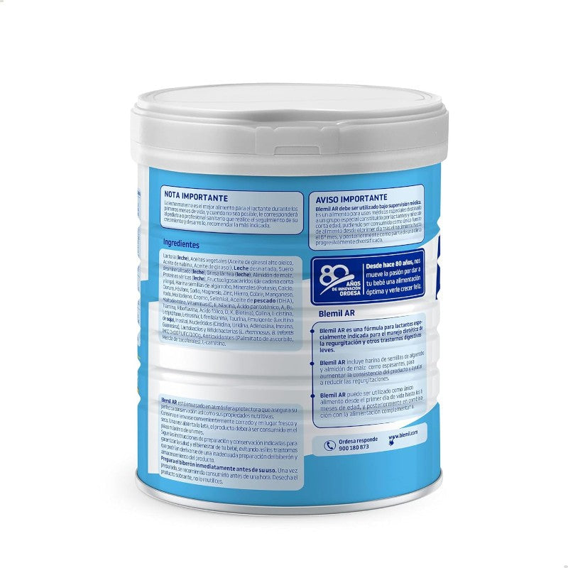 BLEMIL Plus AR de 0 a 6 meses 800gr-3