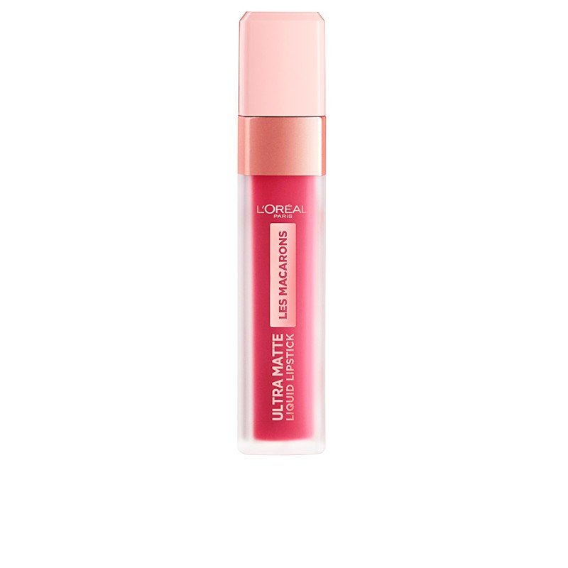 L'Oréal Paris Les Macarons Ultra Matte Liquid Lipstick 828-Framboise Fren-1