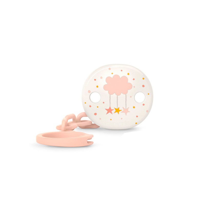 SUAVINEX Broche de Pinza Decorado (Nube Rosa)-1