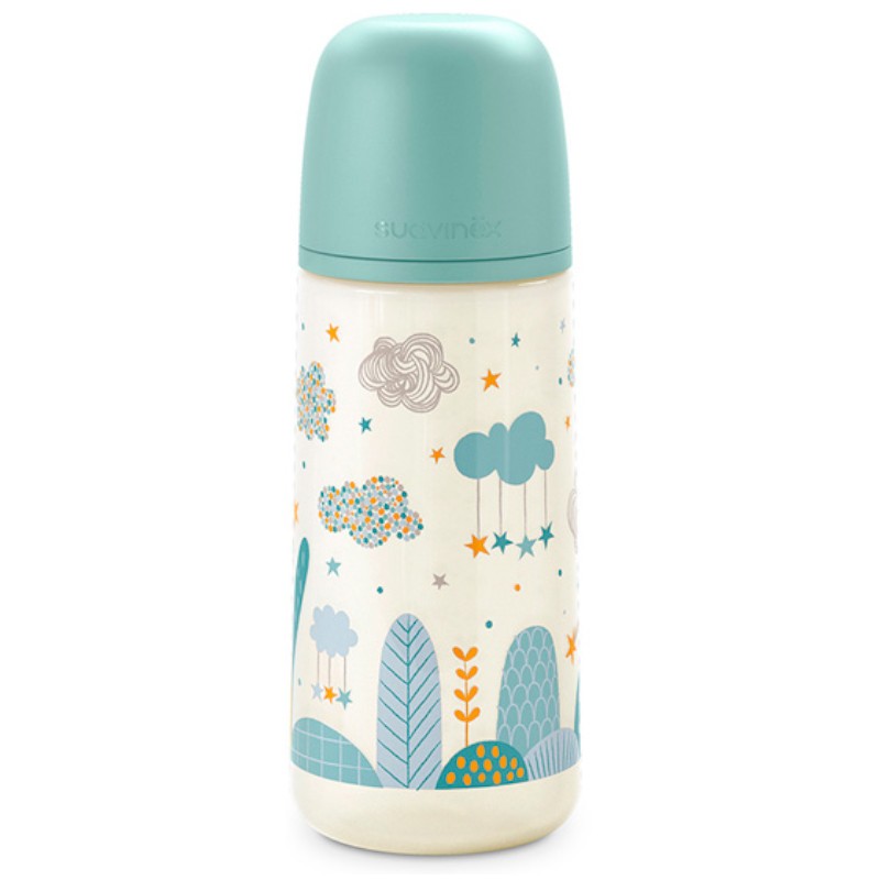 SUAVINEX Biberón Clásico 360ml T2L (Dreams Verde)-1