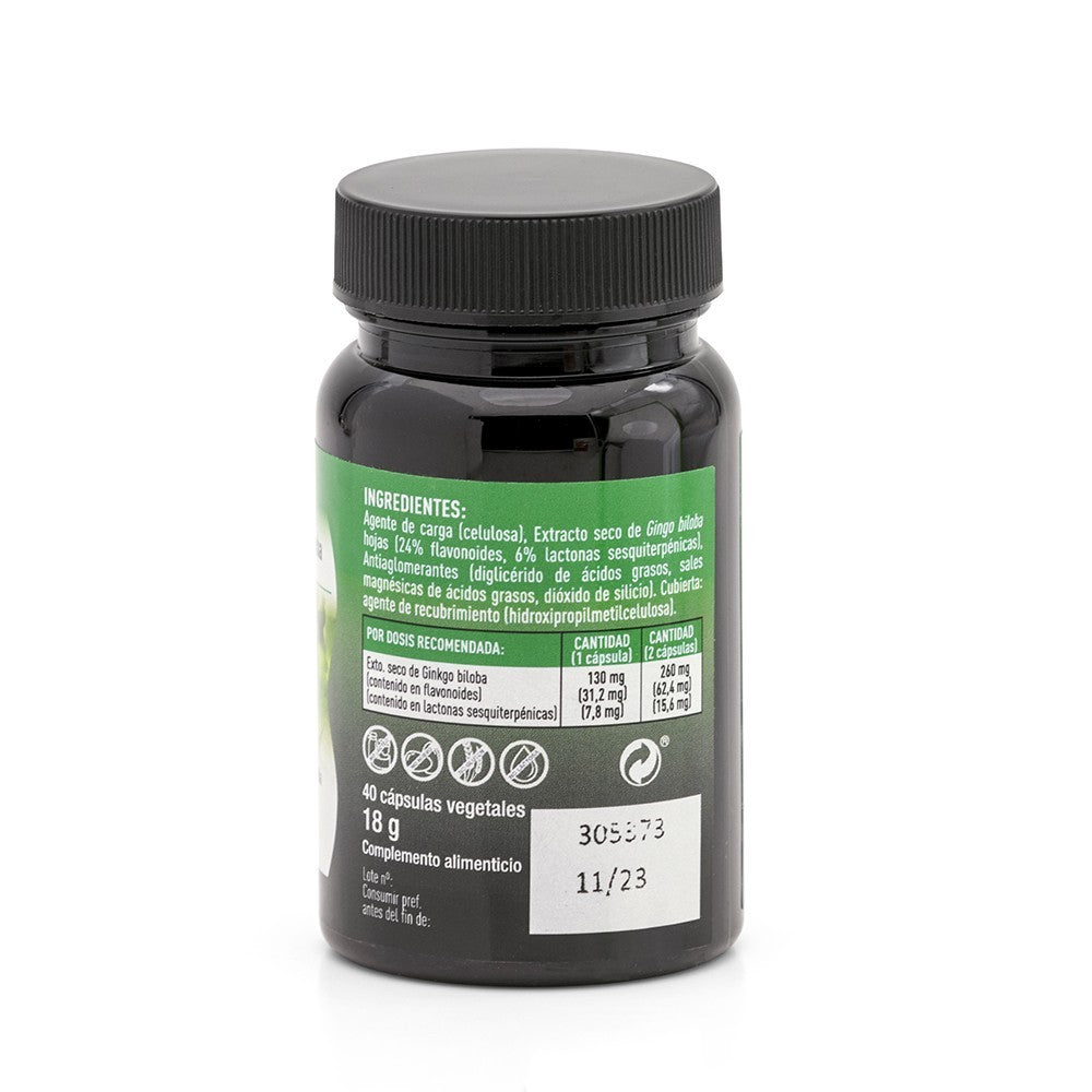 Plameca Capsudiet Ginkgo Biloba 40 cápsulas vegetales-2