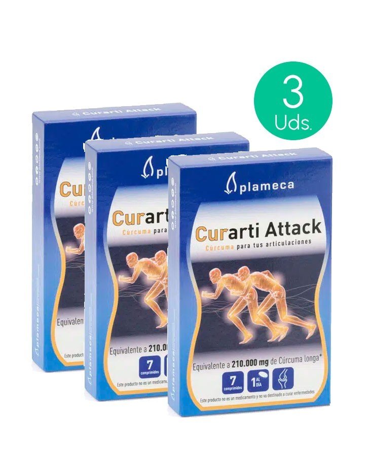Pack 3 Plameca Curarti Attack 7 comprimidos-1