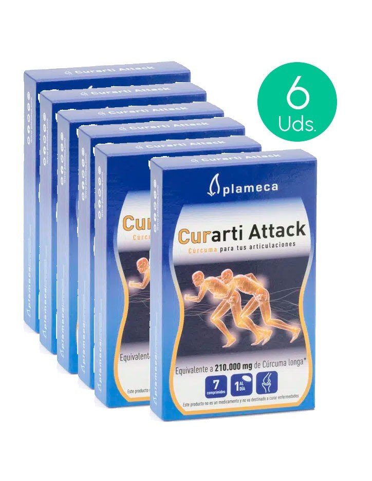 Pack 6 Plameca Curarti Attack 7 comprimidos-1