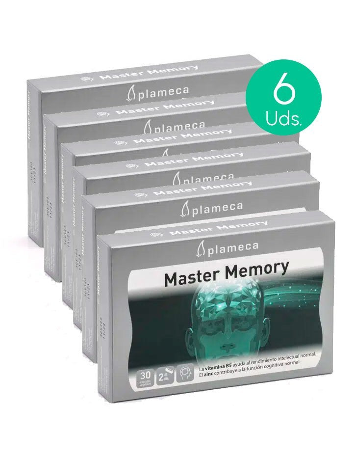 Pack 6 Plameca Master Memory 30 capsulas-1